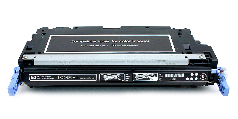 HP Q6470A 501A BLACK (MADE IN CANADA) COMPATIBLE Toner Cartridge for Color LaserJet 3600 3